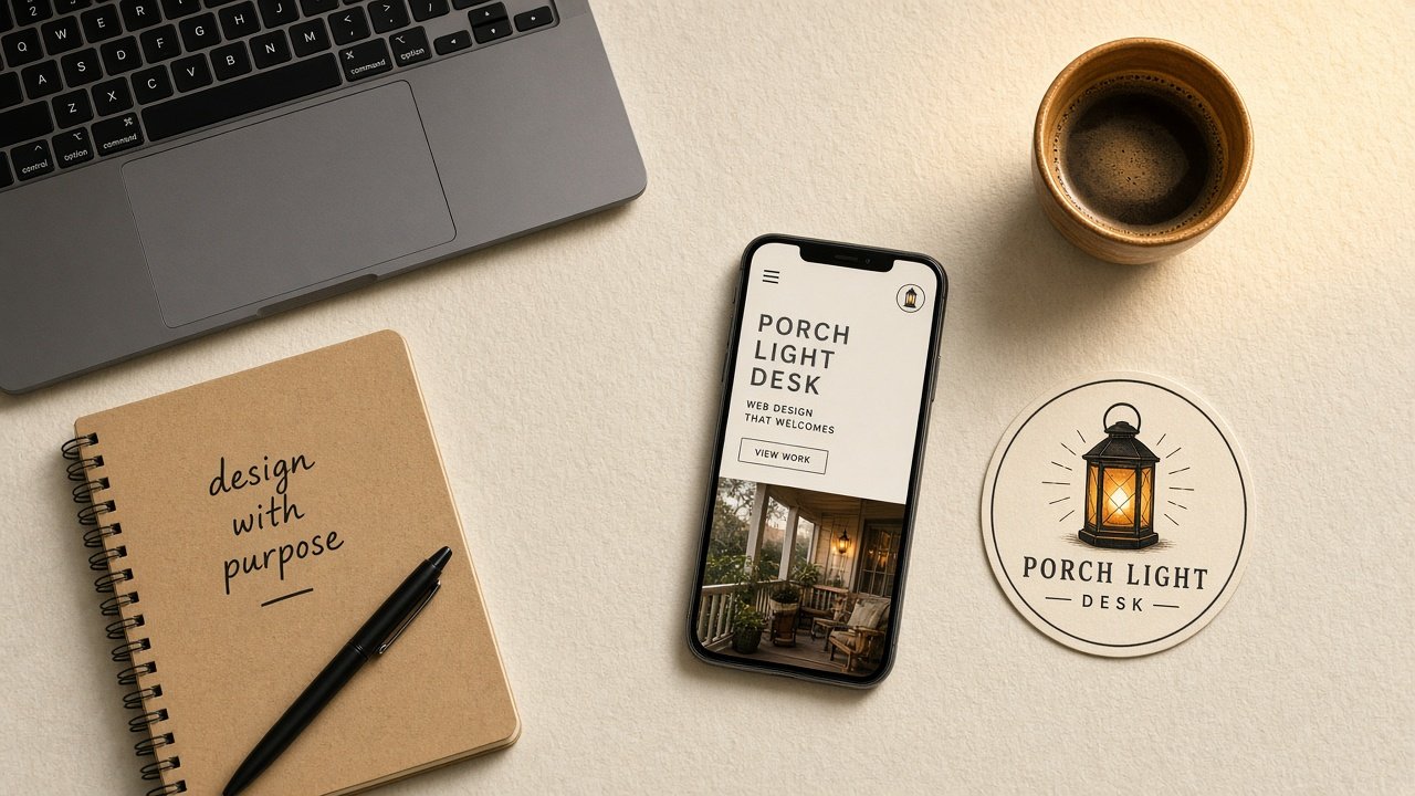 Creative workspace — uniquely built websites versus templates
