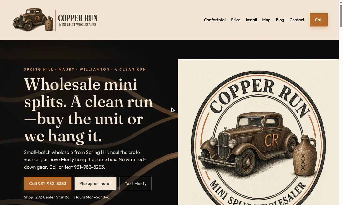 Copper Run Mini Split Wholesaler